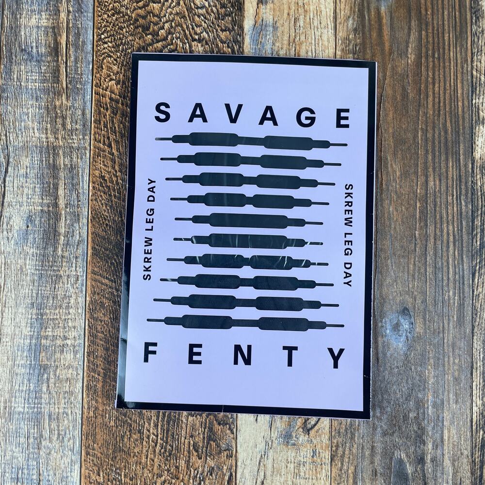 Savage X Fenty Women's 2X/3X Black Caviar Lace After Dark Thigh High Stockings